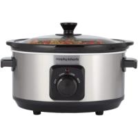 MORPHY RICHARDS 460017 SLOW COOKER 3.5L BRUSHED STAINLESS STEEL