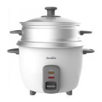 DECAKILA KEER010W RICE COOKER 1000W WHITE 2.8LTR