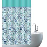 SHOWER CURTAIN 180X180CM POLYESTER GREEN