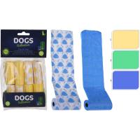 DOGGY BAGS 240PCS 3 ASSORTED COLORS
