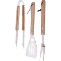 BBQ TOOL SET OF 3 PCS STAINLESS STEEL