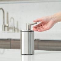 LIQUID SOAP PULSE PUMP 295ML BRUSHED STAINLESS STEEL