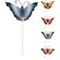 GARDEN PICK METAL BUTTERFLY 4 ASSORTED COLORS