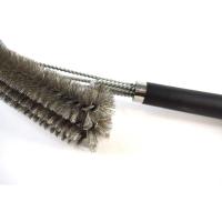HOME & CAMP 3-IN-1 BBQ BRUSH WITH SCRAP AND SPONGE