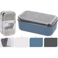 GRATER WITH CONTAINER 3 ASSORTED COLORS