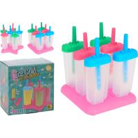 ICE LOLLY MAKER 6 ICE 3 ASSORTED COLORS