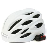 ALOHACYPRUS RECHARGEABLE ELECTRIC HELMET WITH LED - WHITE