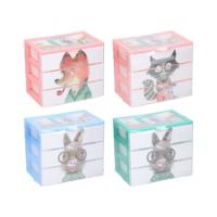 PLASTIC DRAWER 3 DRAWERS 22.5X15.5X19CM 4 ASSORTED COLORS
