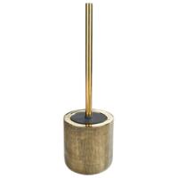 WENKO RIVARA TOILET BRUSH WITH COVER GOLD