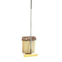 SPIN MOP SET PARQUET WITH BUCKET WHITE/GOLD