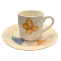 SET OF 12 COFFEE CUPS WITH SAUCER 7 ASSORTED DESIGN