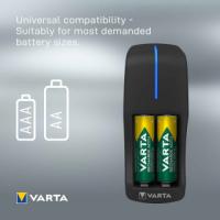 VARTA MINI CHARGER FOR 2AA/AAA ACCUS (INCL. 2X AA 2100MAH RECHARGEABLE BATTERIES)