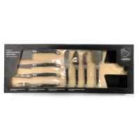 LAGUIOLE SET 8 CHEESE PLATTER WITH KNIVES