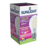 SUNLIGHT 'FILAMENT' LED 7W A60 LAMP E27 800LM 4000K CLEAR