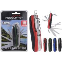 POCKET KNIFE 15 FUNCTIONS 4 ASSORTED COLORS