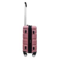 SHC LUGGAGE ABS EXTENDABLE 20IN. ROSE GOLD