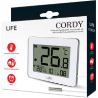 LIFE CORDY DIGITAL INDOOR/OUTDOOR THERMOMETER