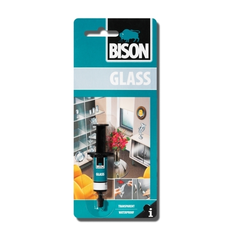 BISON QUICK ABSOLUTELY CLEAR WATERPROOF GLASS GLUE