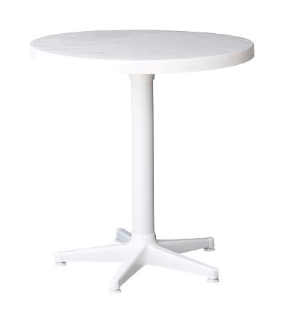 TABLE HELIOS ROUND 60 CM WHITE