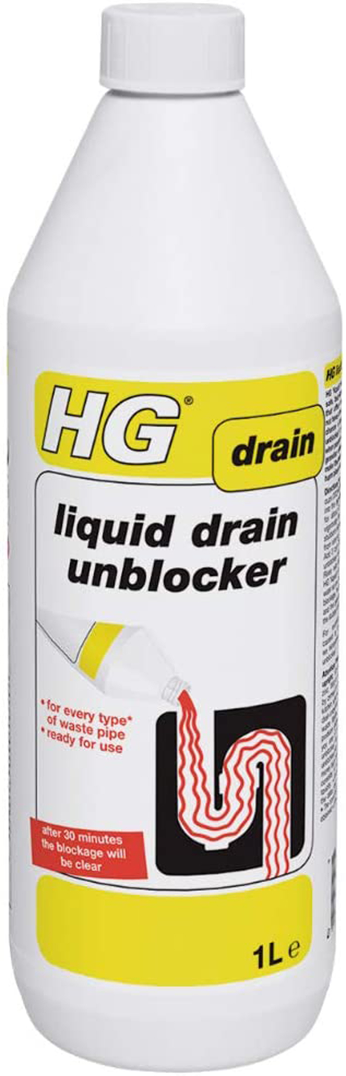 HG LIQUID DRAIN UNBLOCKER 1L