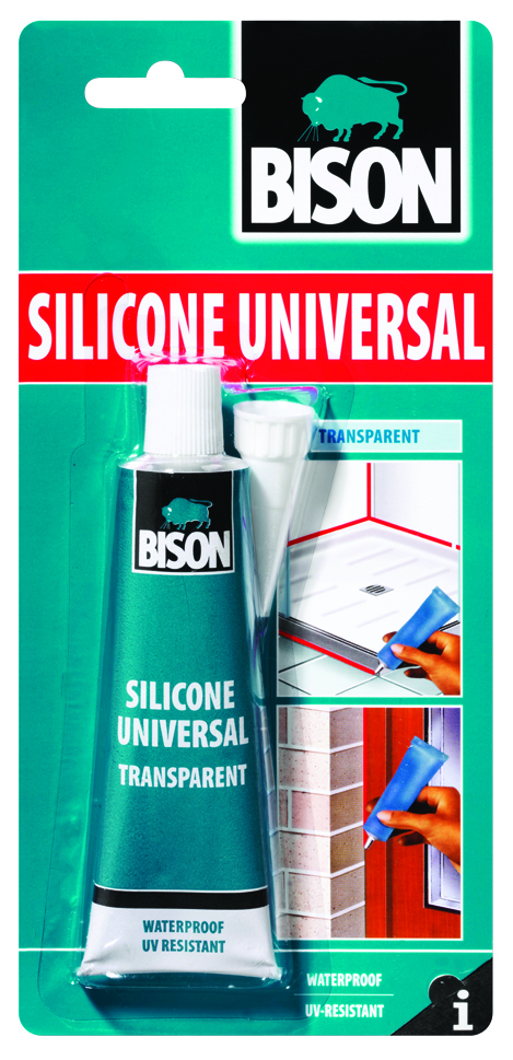 BISON SILICONE CLEAR CARD 60ML