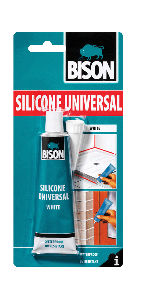 BISON SILICONE WHITE CARD 60ML