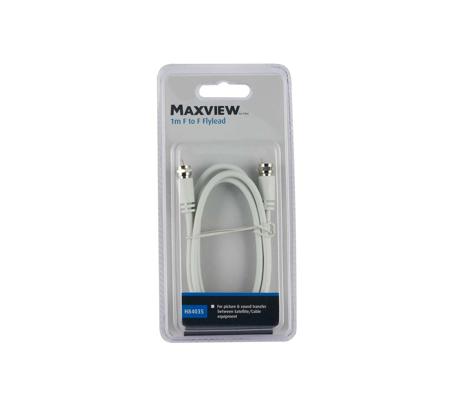 MAXVIEW H84039 F TO F FLYLEADS 2M