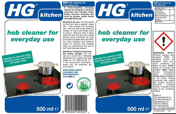 HG CERAMIC HOB CLEANER EVERYDAY USE 500ML
