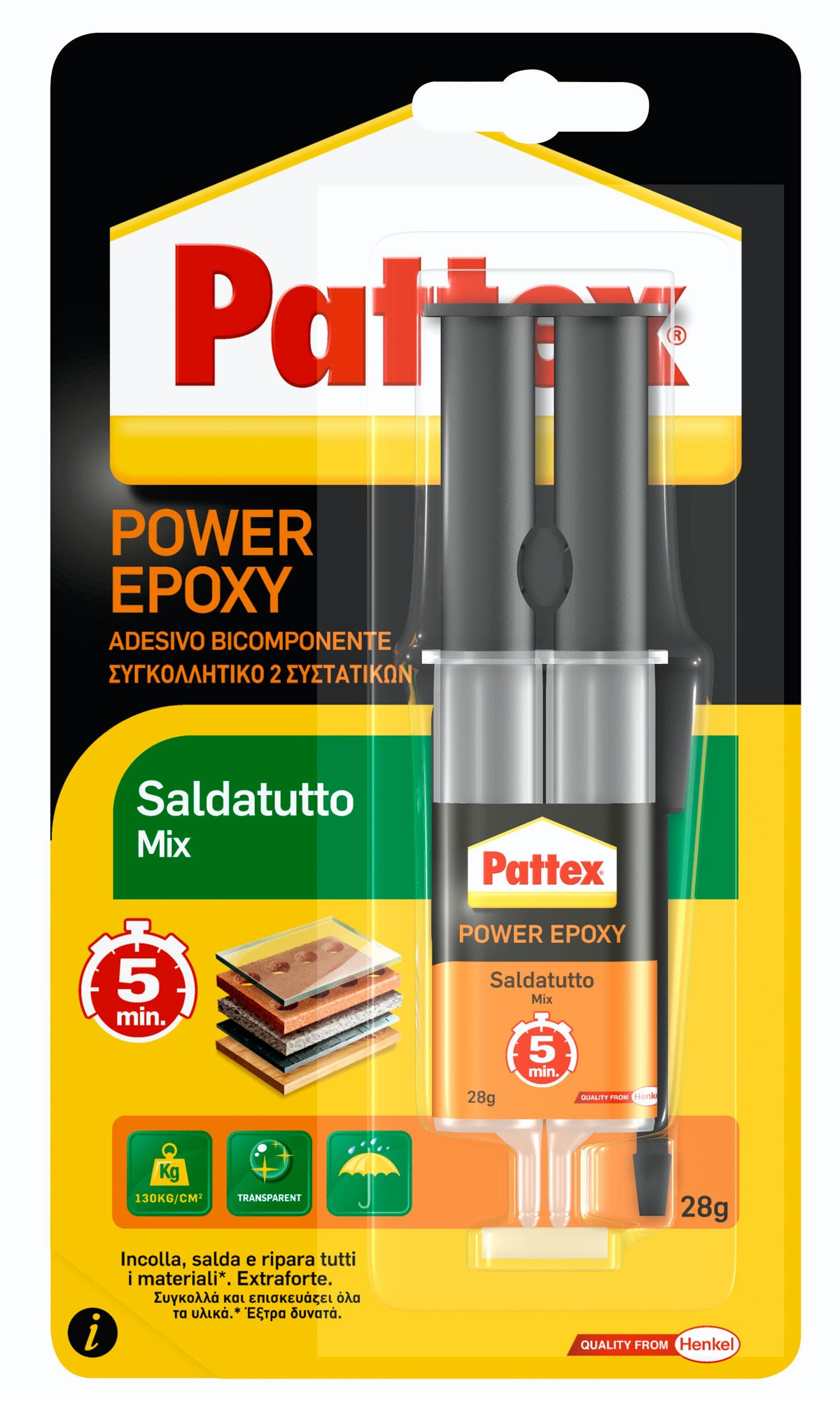 PATTEX EPOXY SALDATUTTO MIX 2K 5MIN 25 ML