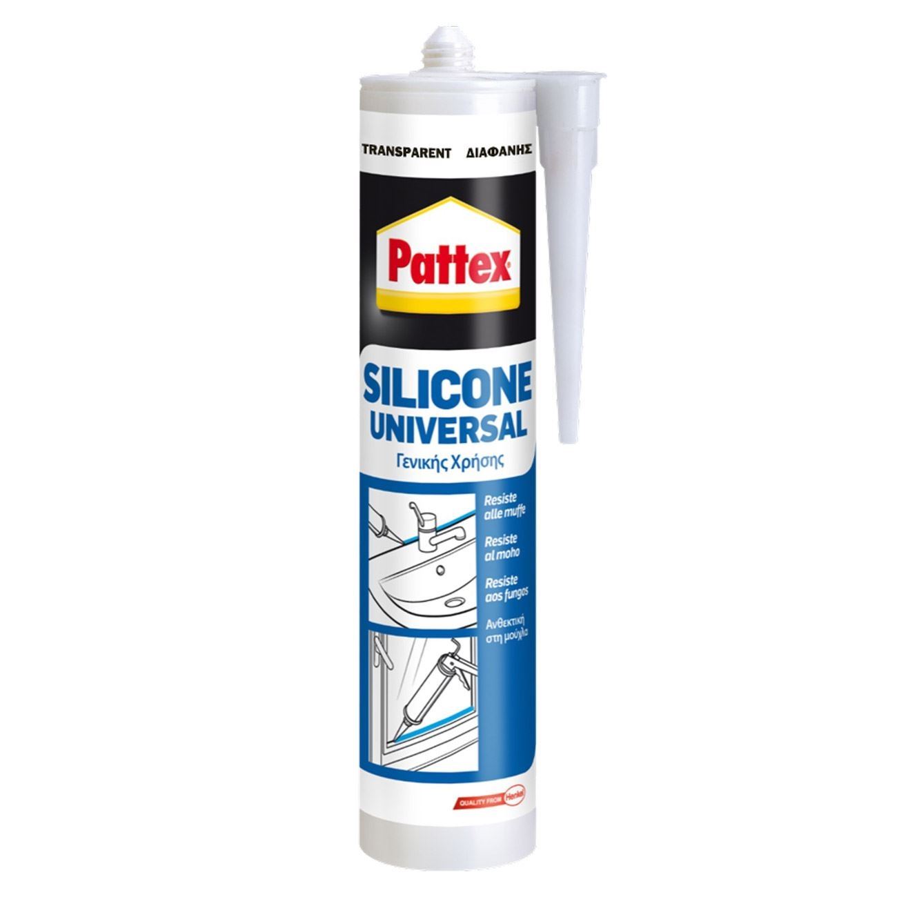 PATTEX UNIVERSAL SILICONE CLEAR 280ML