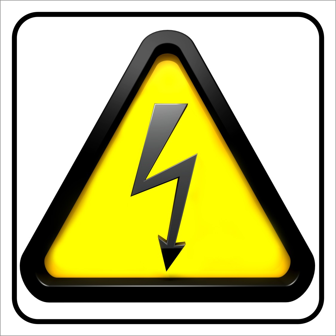 ELECTRICITY WARNING SYMBOL 