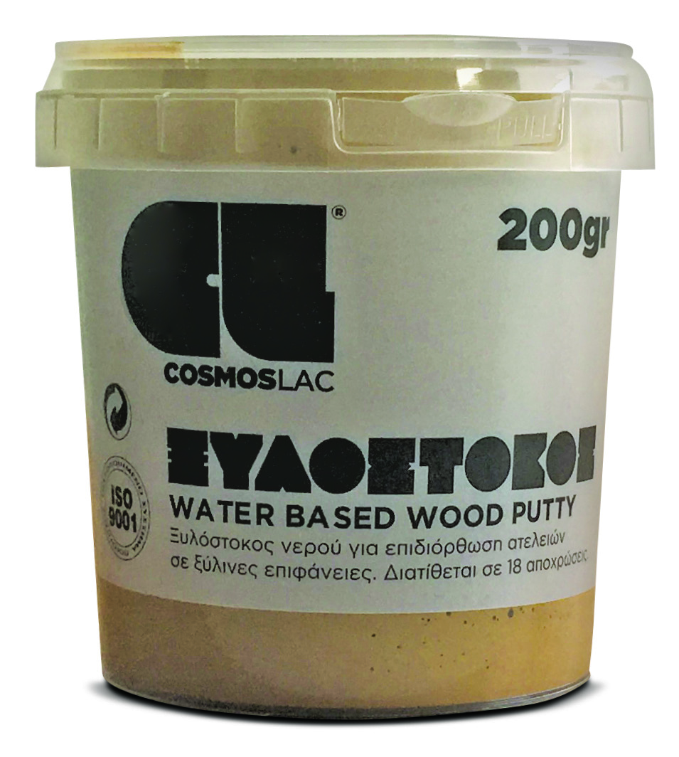 COSMOSLAC WOOD PUTTY LIGHT MAHOGANY WOOD FILLER 200GR