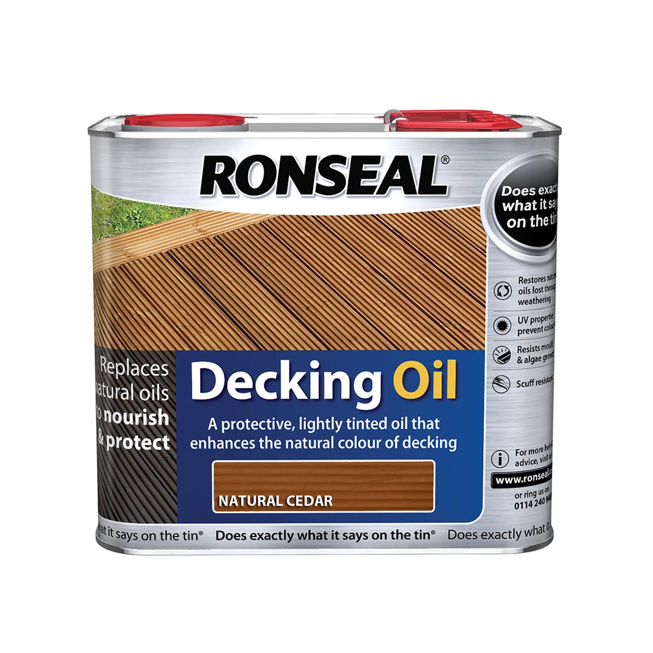 RONSEAL® DECKING OIL CLEAR 2.5L