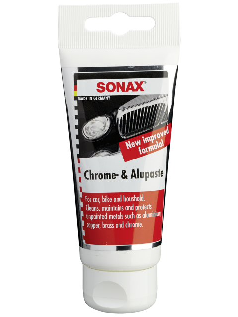 SONAX CHROME CLEANER POLISH PASTE (TUBE) x 75 GR