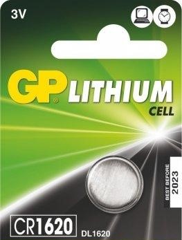 GP LITHIUM CELL 3V CR1620