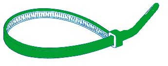 ELTECH CABLETIES 4.8x250mm GREEN