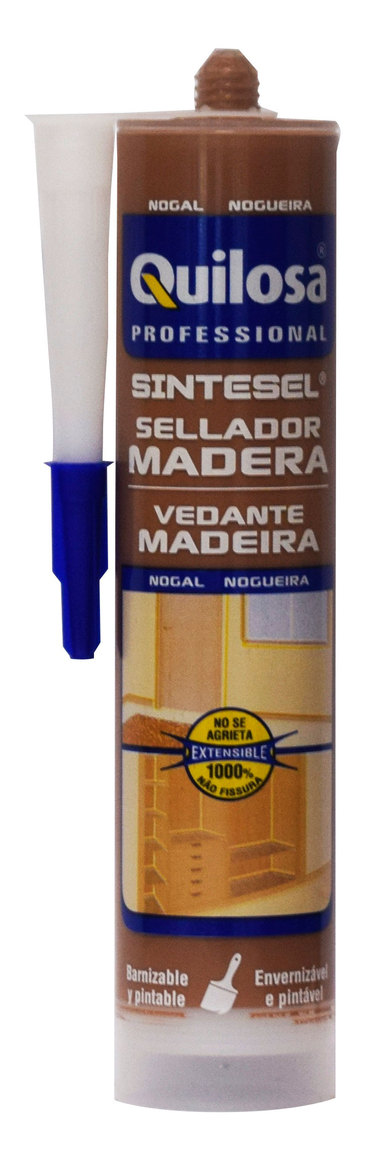 QUILOSA WATER-BASED SEALANT FOR WOODEN JOINTS WALNUT 300ML