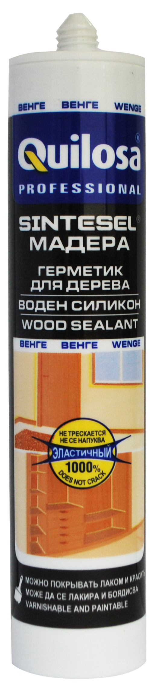 QUILOSA WATER-BASED SEALANT FOR WOODEN JOINTS WENGE 300ML