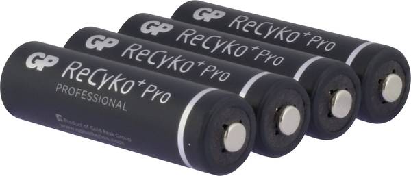 GP BATTERIES RECYKO+ HR06 AA BATTERY (RECHARGEABLE) NIMH 2000 MAH 1.2 V 4 PC(S)