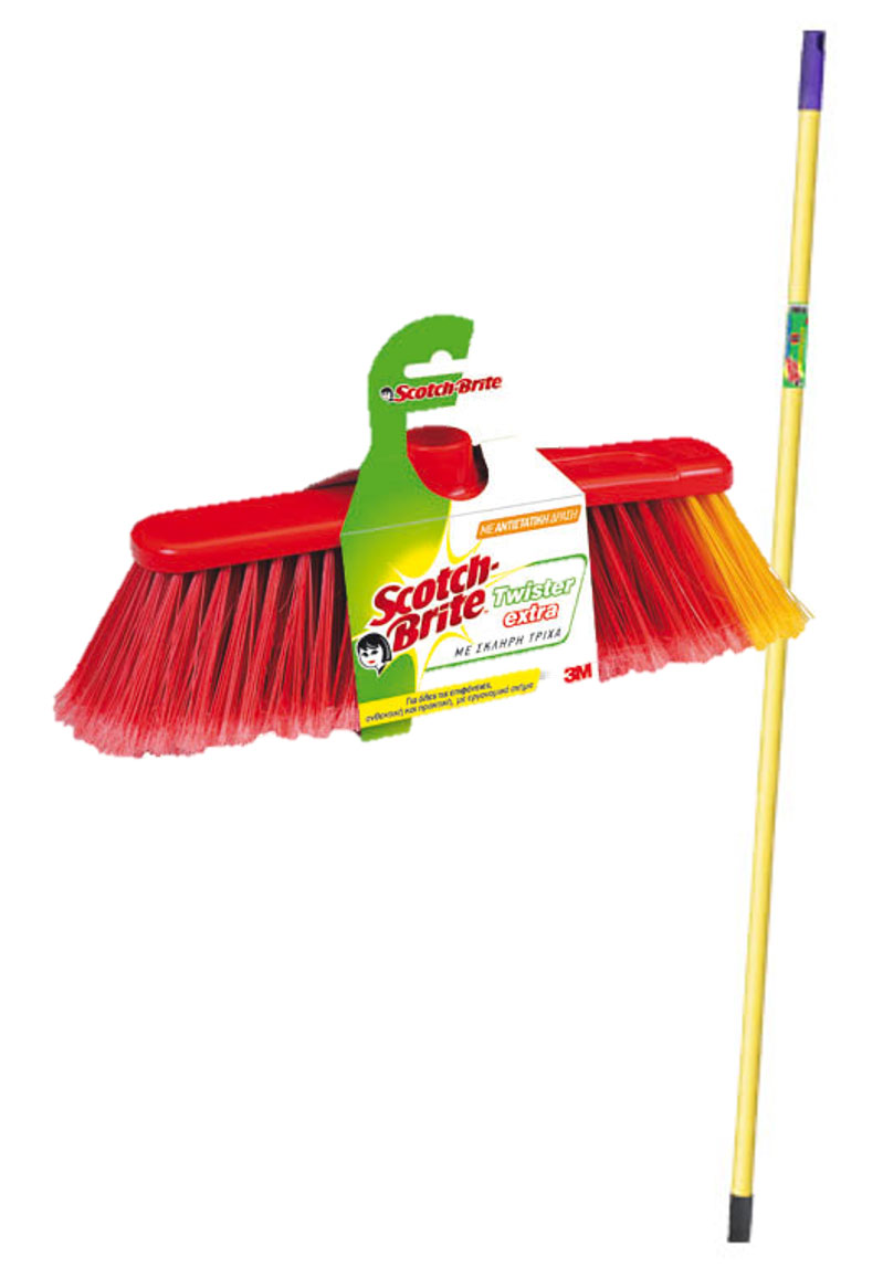3M TWISTER EXTRA BROOM WITH HANDLE