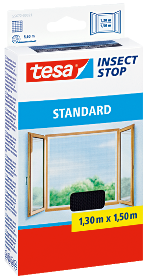 TESA INSECT NET FOR WINDOW 1,30Mx1,50M BLACK