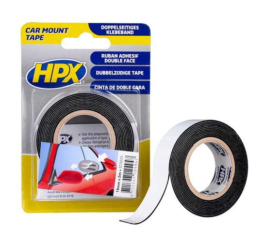 HPX DOUBLE SIDED CAR MOUNT TAPE 12MMX2M