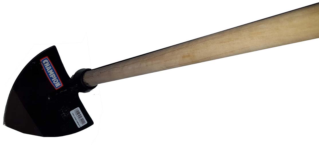 CHAMPION TRIANGLE CULTIVATOR WITH WOODEN HANDLE 