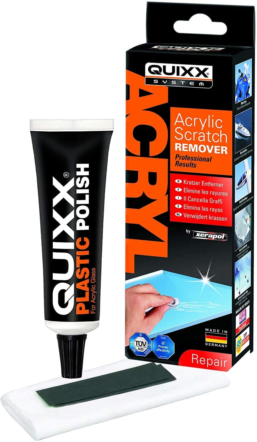 QUIXX  PLASTIC POLISH/ACRYLIC