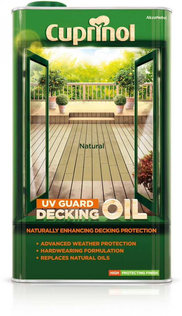 CUPRINOL NATURAL OAK DECKING OIL & PROTECT 5L