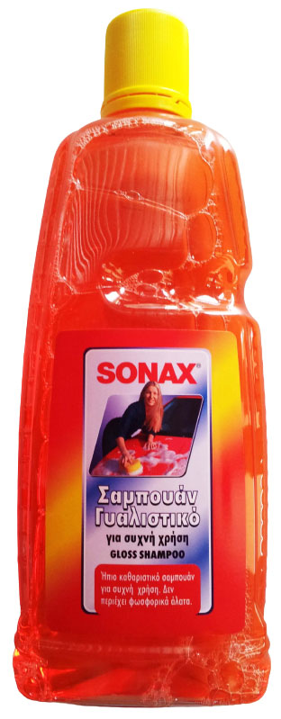 SONAX GLOSS SHAMPOO 1L + MICROFIBRE CLOTH FREE