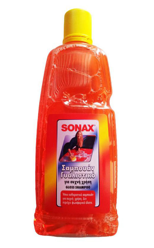 SONAX SHAMPOO PLY1 L +JUMBO SPONGE FOR CAR WASH