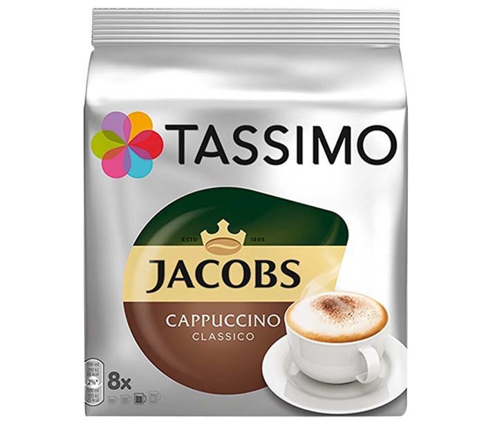 TASSIMO JACOBS CAPPUCCINO CLASSICO 260GR 8X