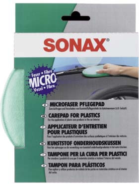 SONAX PLASTIC CLEANER MICROFIBRE SPONGE