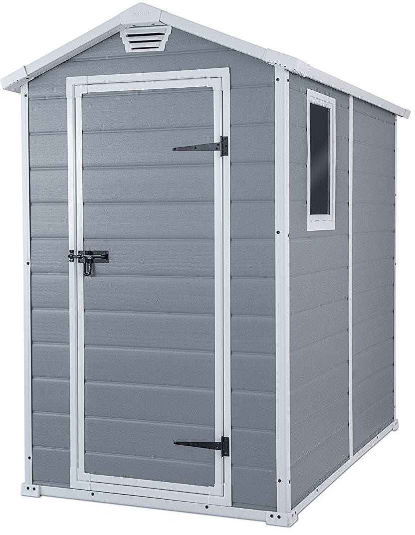 KETER MANOR SHED 4X6FT GREY